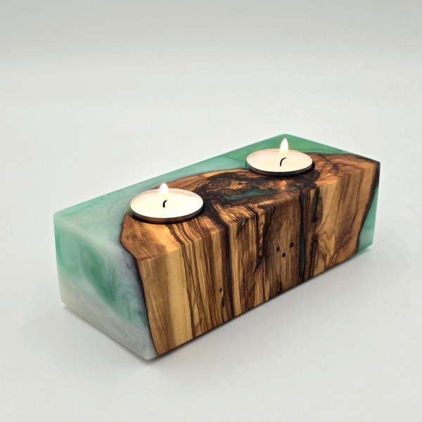 Świecznik zieleń (s17)