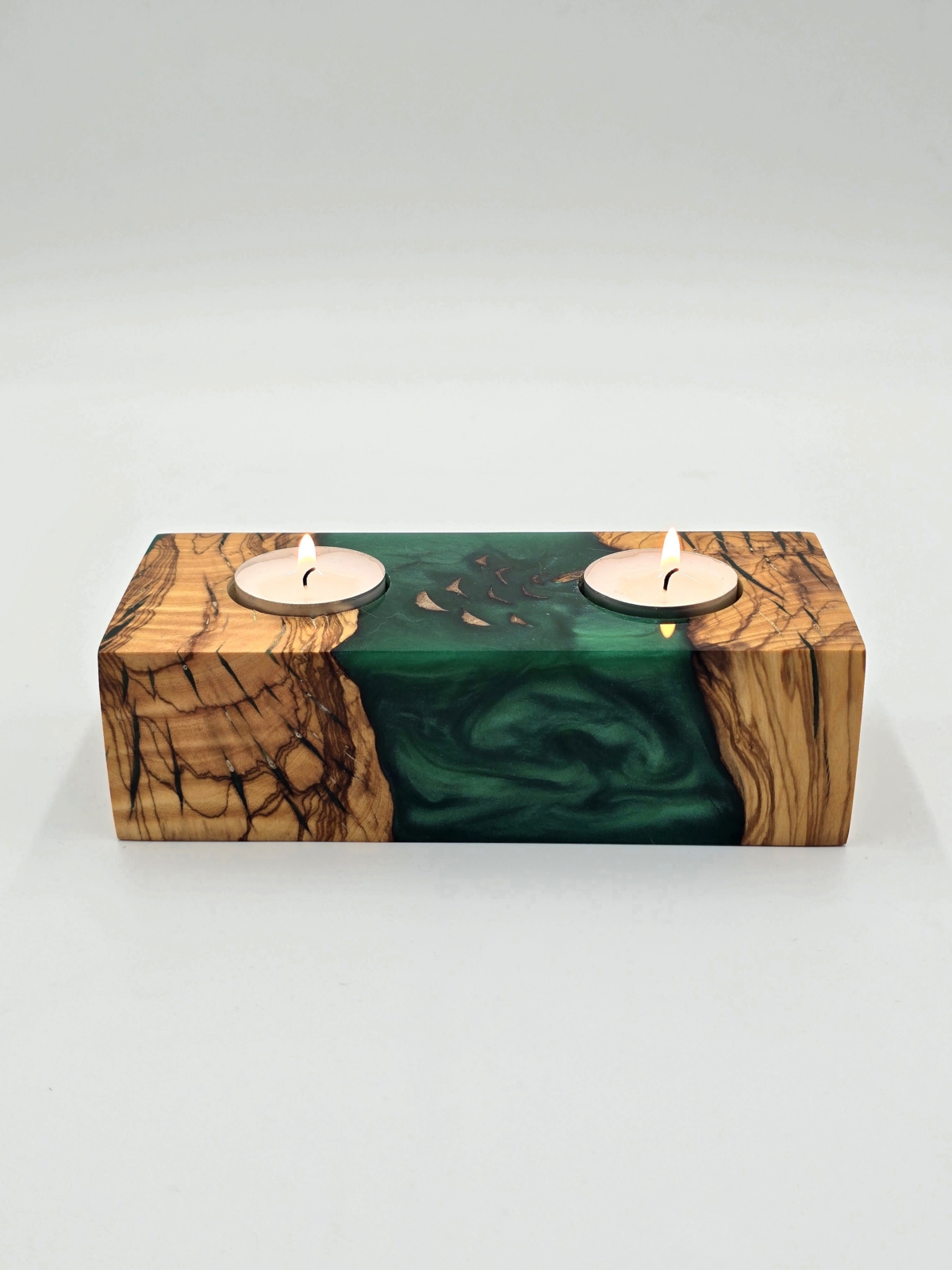 Świecznik biel & zieleń (s22) (kopia)