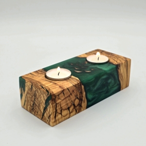 Świecznik biel & zieleń (s22) (kopia)