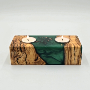 Świecznik biel & zieleń (s22) (kopia)