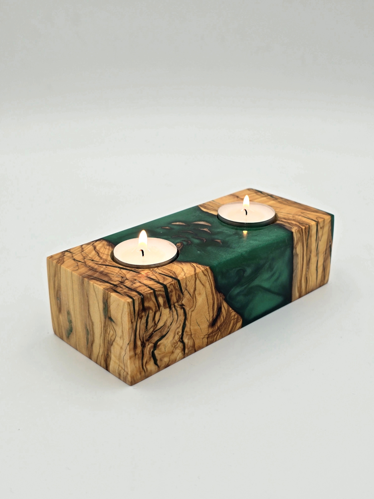 Świecznik biel & zieleń (s22) (kopia)