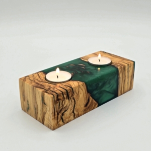 Świecznik biel & zieleń (s22) (kopia)