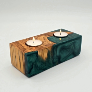 Świecznik zieleń (s35)