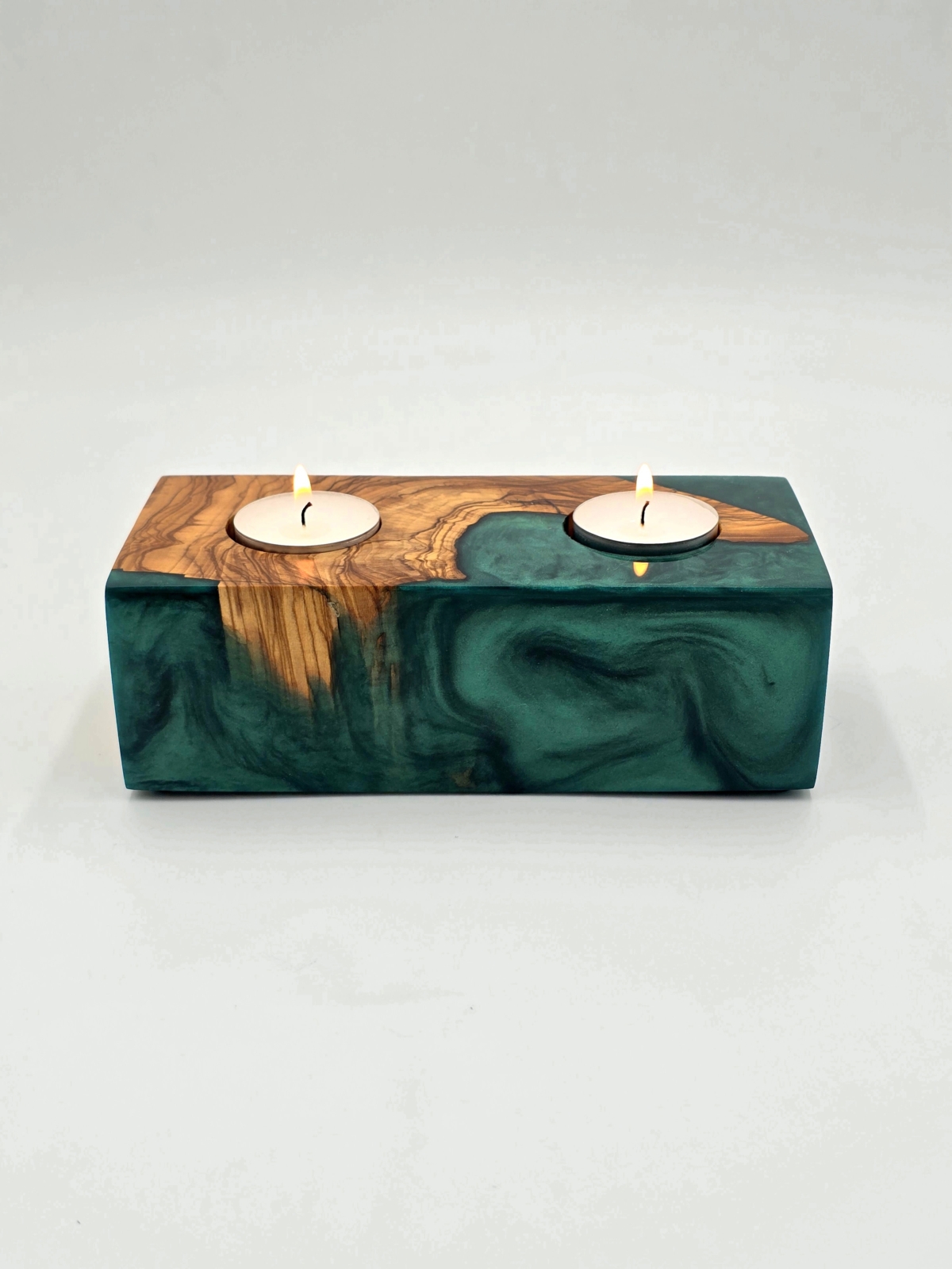 Świecznik zieleń (s35)