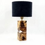 lampa stołowa z drewna topoli i żywicy – wuko (b58)