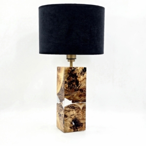 lampa stołowa z drewna topoli i żywicy – wuko (b58)