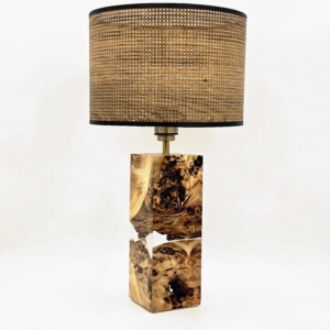 lampa stołowa z drewna topoli i żywicy – oxo (b57) (kopia)